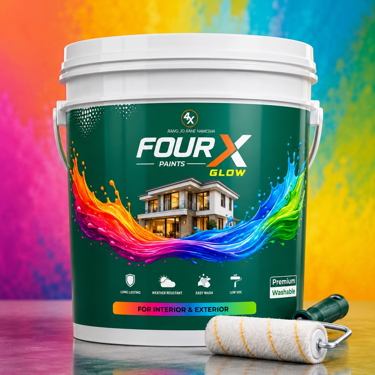 FourX Elegance exterior wall sealer bucket